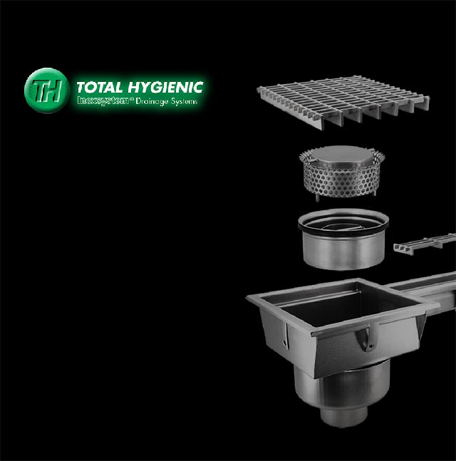 Total Hygienic pavimenti inoxsystem in acciaio inox