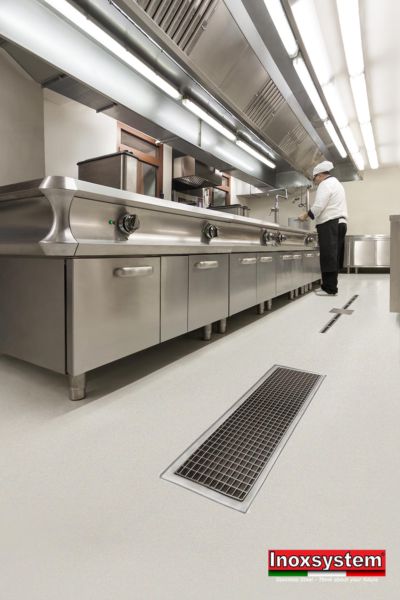 drainage systems for restaurant kitchens with haccp certification