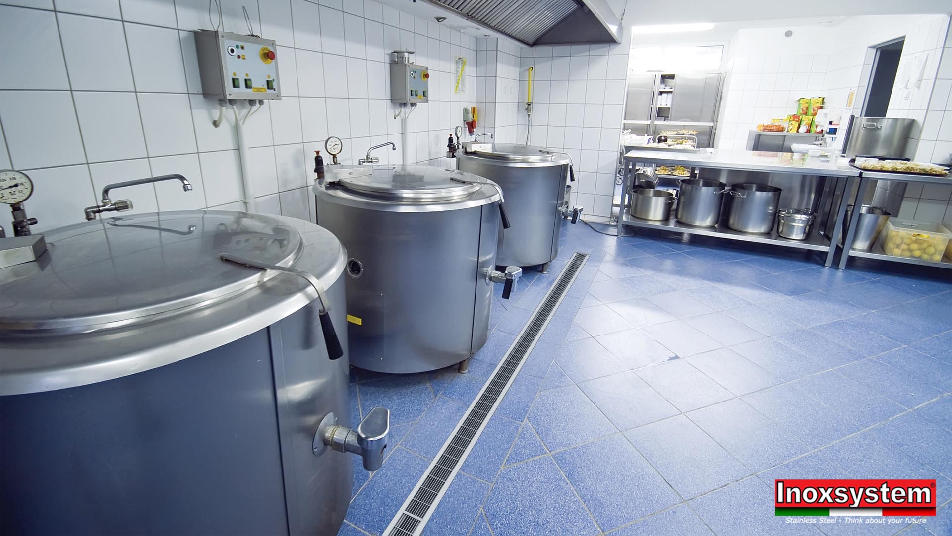Stainless steel drainage systems for dairies with haccp certification
