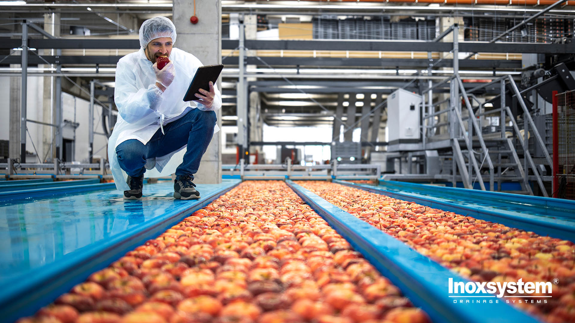 Sistemi di drenaggio per stabilimenti frutta e verdura