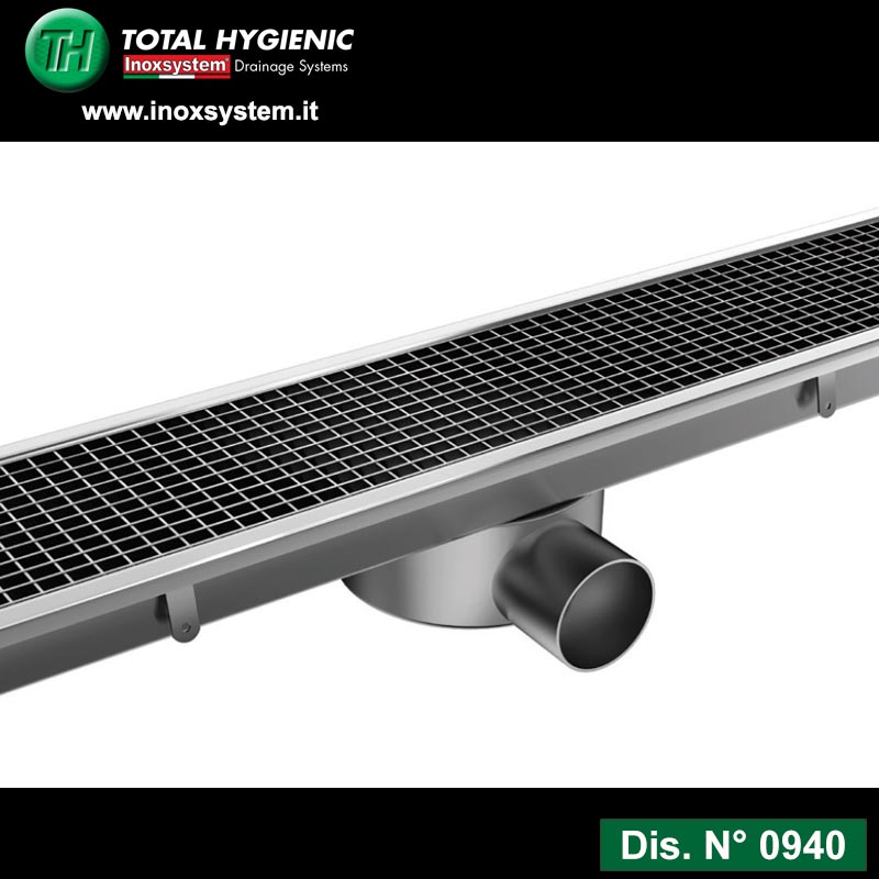 Siphon de sol en inox - TOTAL HYGIENIC DIS. 0115 - Inoxsystem