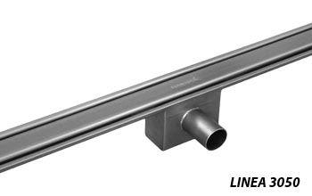 linea 3050 canale Italia a doppia fessura con pozzetto sifonato in acciaio inox