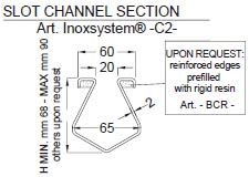line 1050 channel section in stainless steel