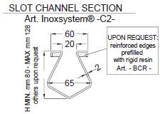 line 1060 channel section in stainless steel