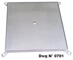Access covers with subframe in stainless steel high or medium duty