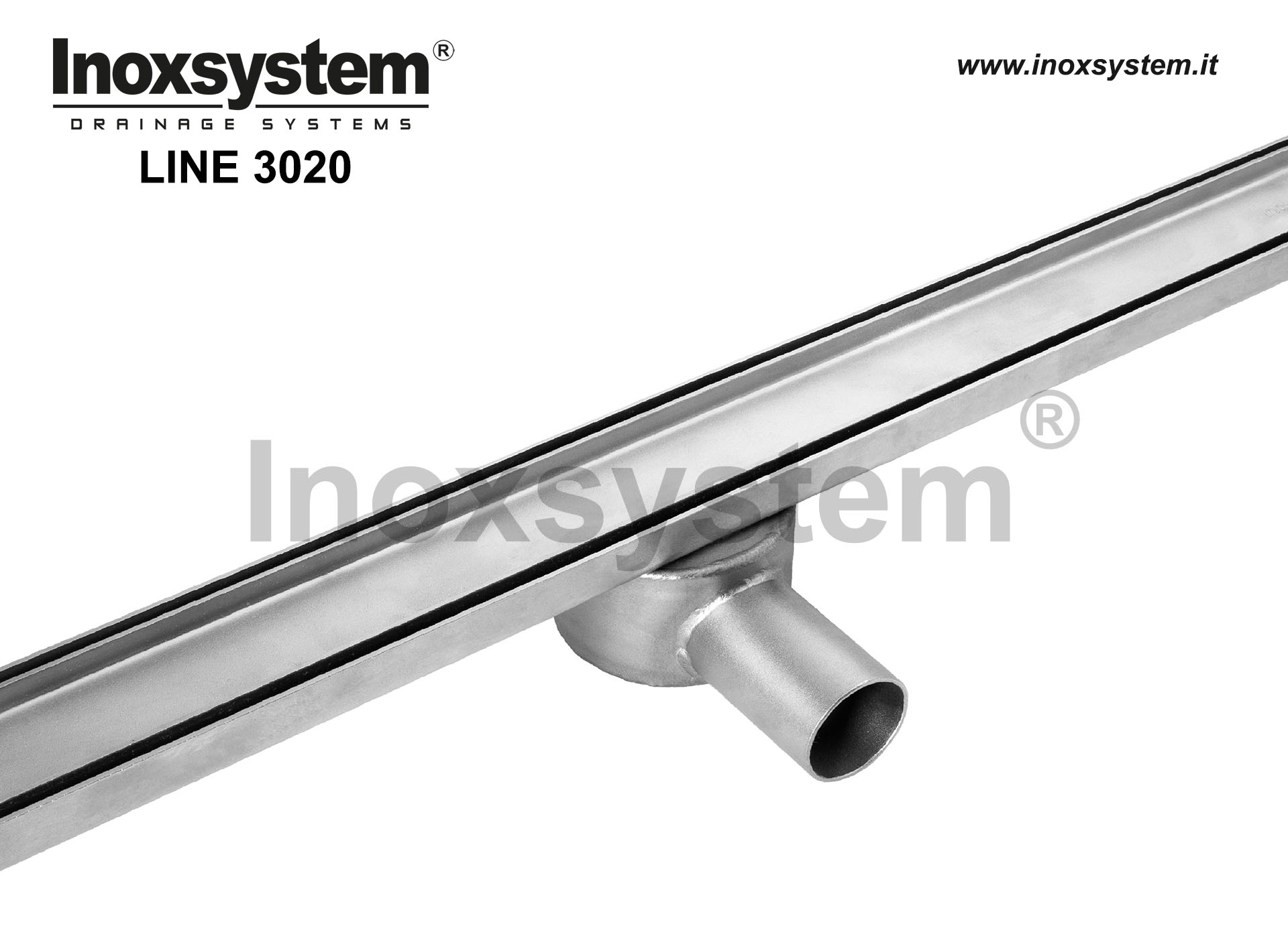 Drainage channel with grating - 0810 - Inoxsystem S.r.l. - inox / for  kitchen