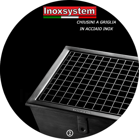 Chiusini grigliati in acciaio inox carrabili