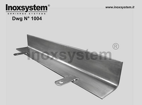Stainless steel terminal profiles or floor protection edges