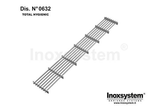 Total Hygienic multi-slot grating mesh 160x16 DWG 0632