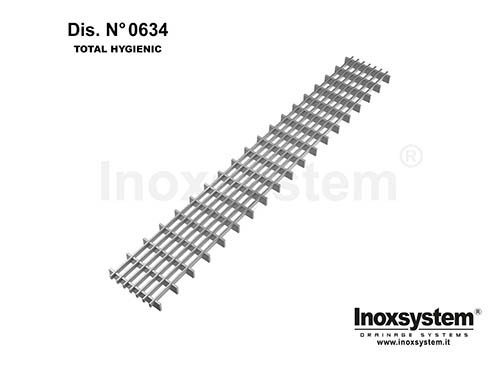 Total Hygienic multislot grating mesh 50x16 DWG 0634