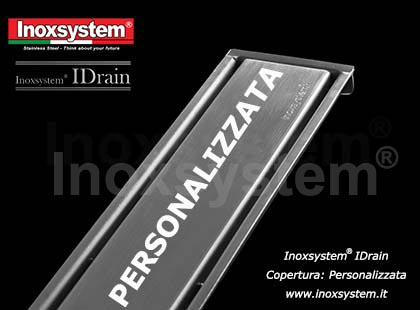 Copertura Personalizzata per canalette IDrain in acciaio inox