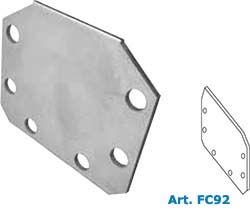 disegno flangia di chiusura cieca Inoxsystem Infinity