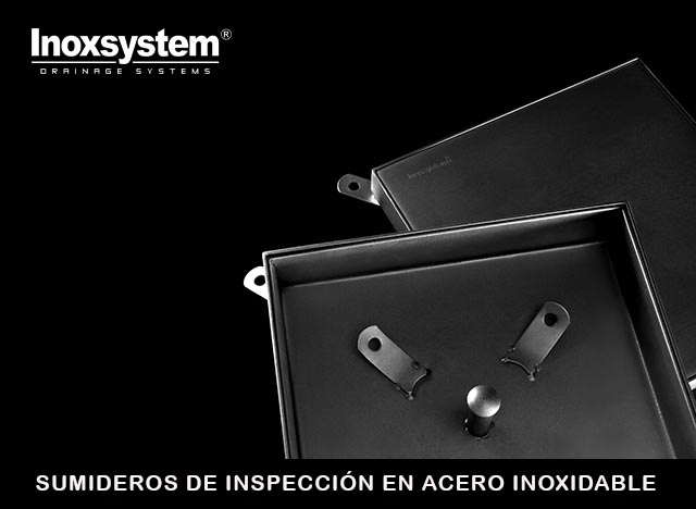 Sumidero sifónico de acero inoxidable - 0113 - Inoxsystem S.r.l. - para  terraza / para aplicaciones industriales / con rejilla