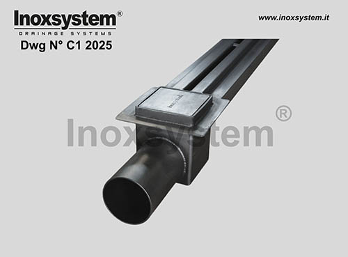 Waterproof membrane holder for channels in steinless steel